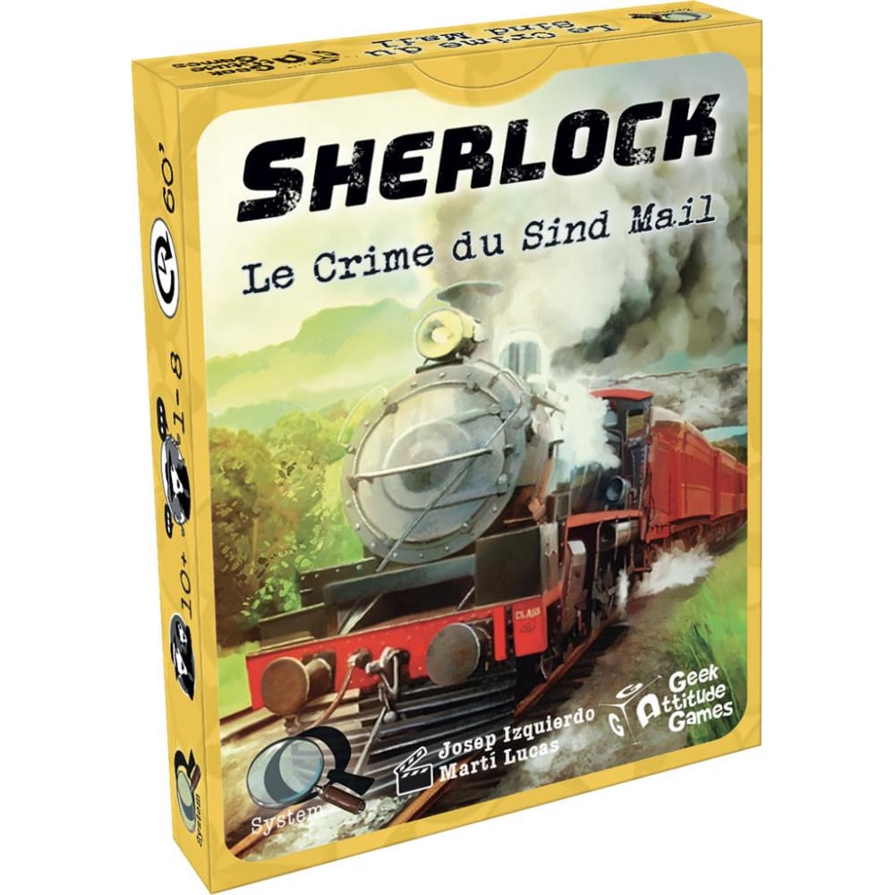 Q System serie - Sherlock : Le Crime du Sind Mail (FR) JEUX - Jeux de cartes