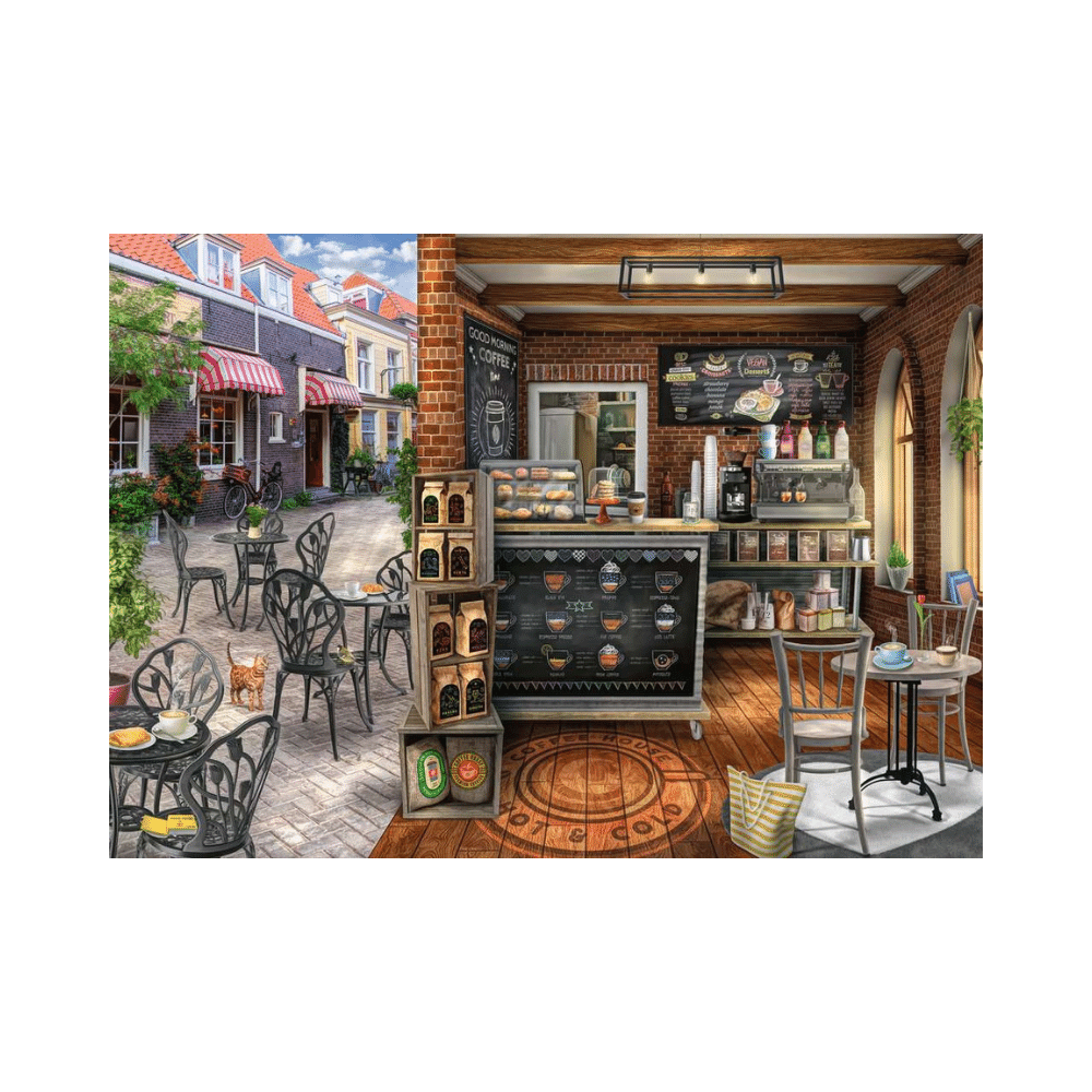 Quaint Café (1000 pc) CASSE-TÊTE - 1000 morceaux
