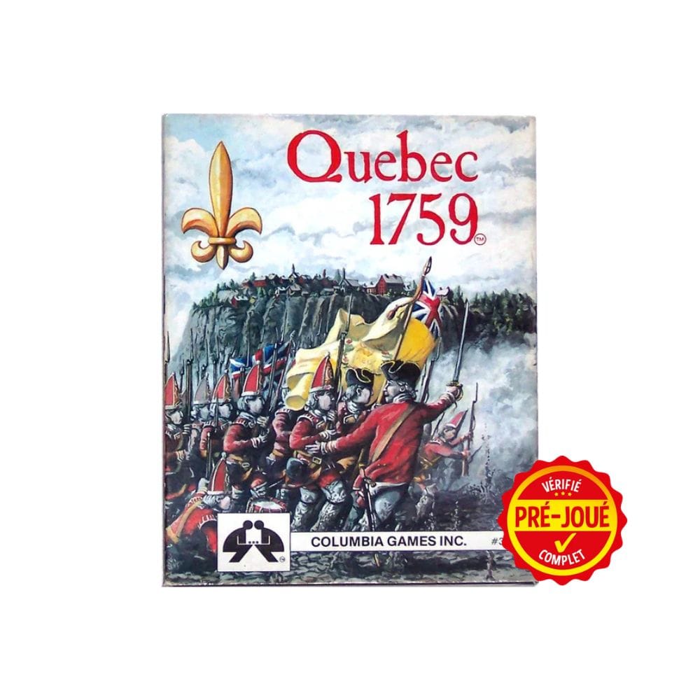 Quebec 1759 (pré-joué) (EN) BAZAR - Bazar - Stratégie