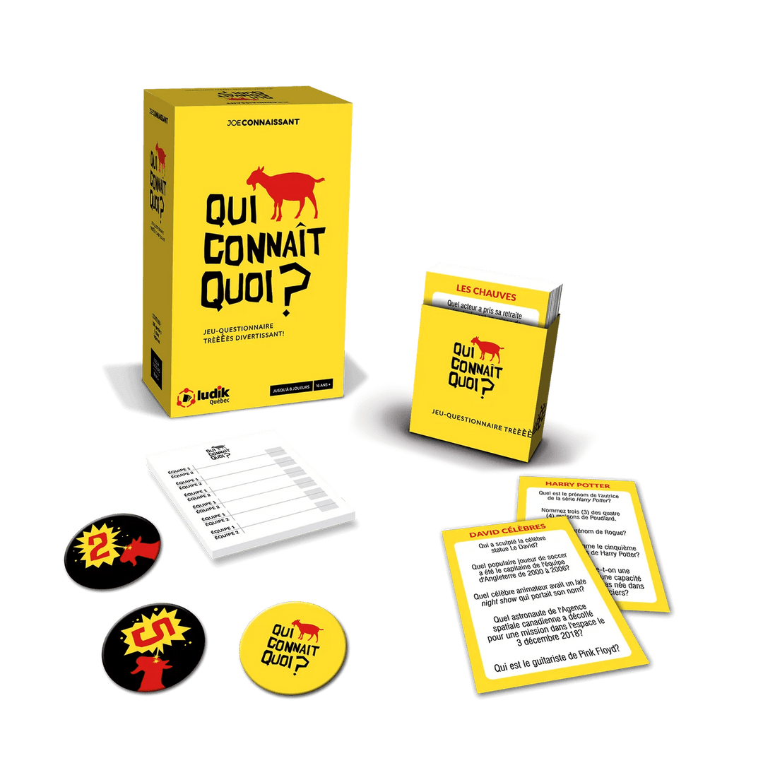 Qui connaît quoi? (FR) JEUX - Ambiance-Party