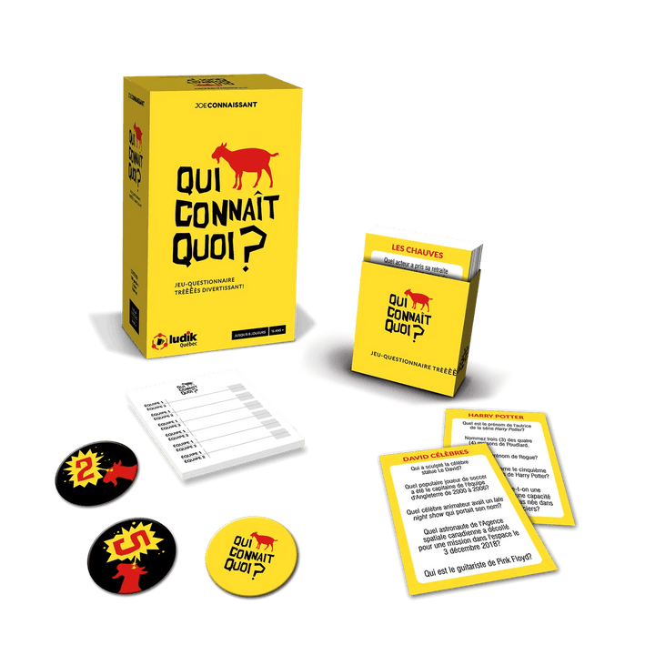 Qui connaît quoi? (FR) JEUX - Ambiance-Party