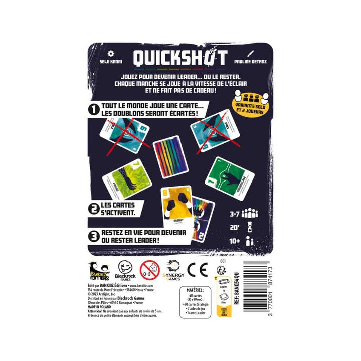 Quickshot (FR) JEUX - Famille