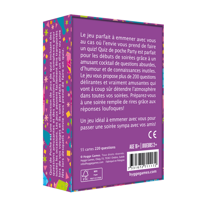 Quiz de poche - Party (FR) JEUX - Ambiance-Party