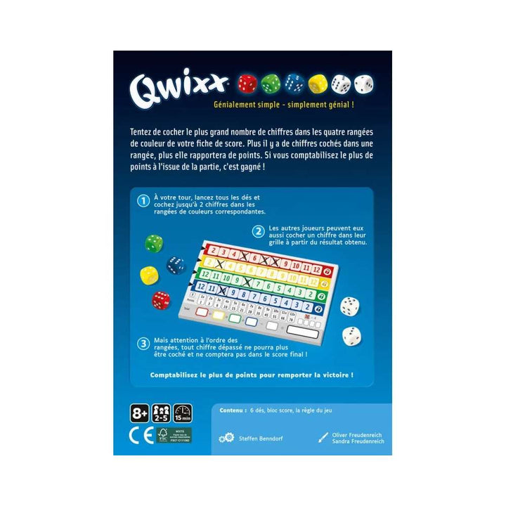 Qwixx (FR) JEUX - Famille