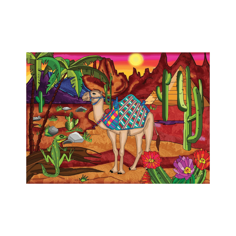 Le vaisseau du désert | Ship Of The Desert casse-tête JaCaRou puzzle