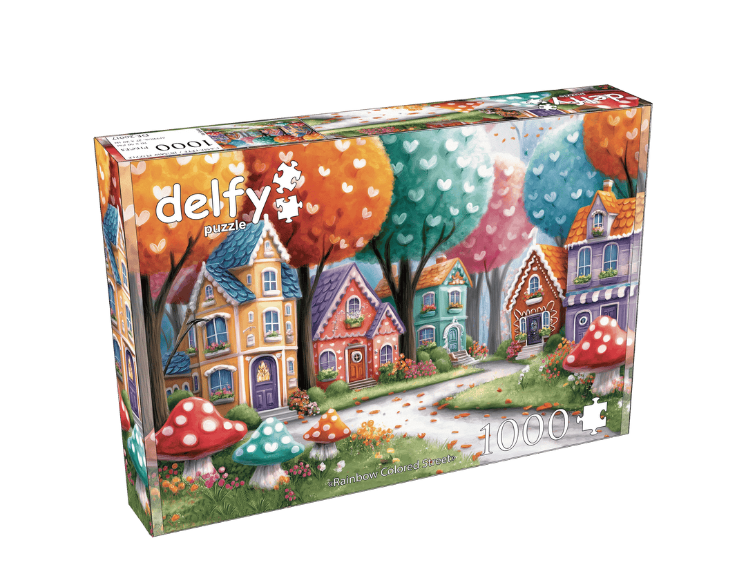 Rainbow Colored Street (1000pcs) CASSE-TÊTE - 1000 morceaux