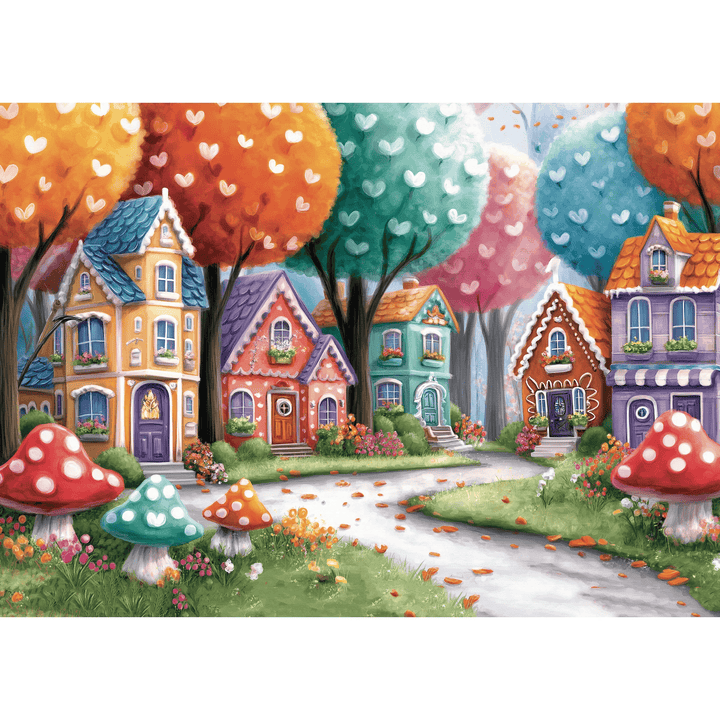 Rainbow Colored Street (1000pcs) CASSE-TÊTE - 1000 morceaux