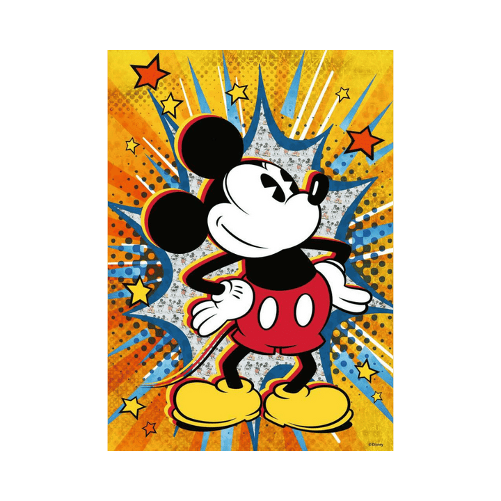 Retro Mickey (1000 pc) CASSE-TÊTE - 1000 morceaux