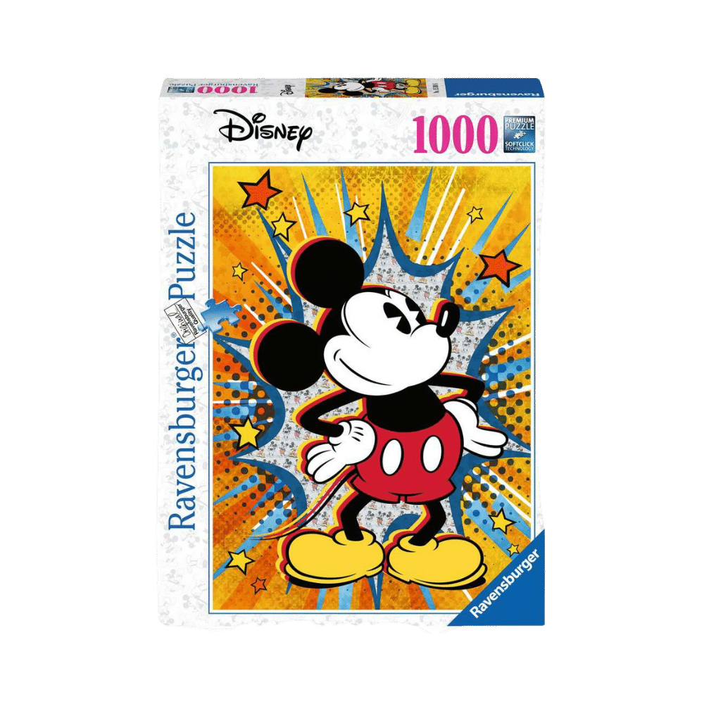 Retro Mickey (1000 pc) CASSE-TÊTE - 1000 morceaux