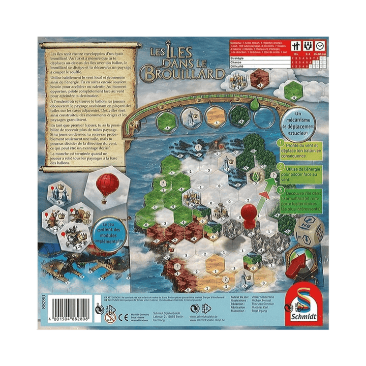 Les Iles Dans le Brouillard, jeu de société stratégie - Achat en ligne