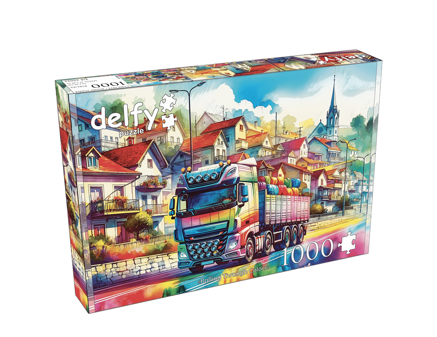 Rolling Through Colors (1000 pcs) CASSE-TÊTE & - 1000 morceaux