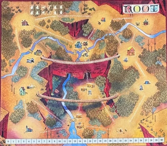 Root: Playmat Marsh/Gorge ACCESSOIRES - Tapis de jeu
