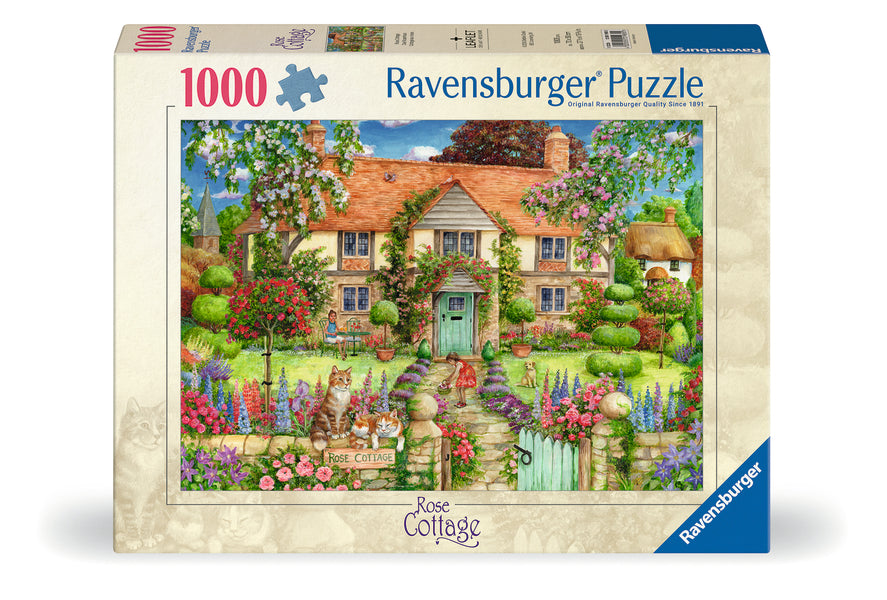 Rose Cottage (1000 pcs) CASSE-TÊTE - 1000 morceaux