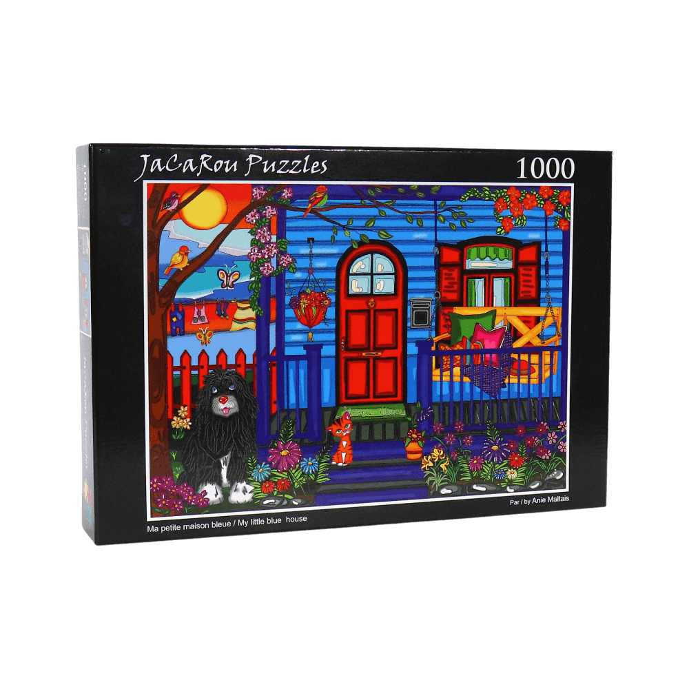 Ma petite maison bleue |My Little Blue House casse-tête JaCaRou puzzle