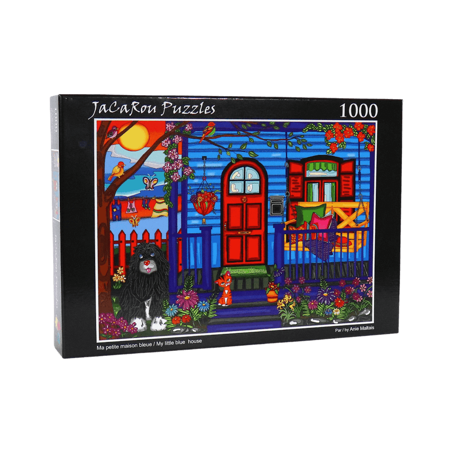 Ma petite maison bleue |My Little Blue House casse-tête JaCaRou puzzle