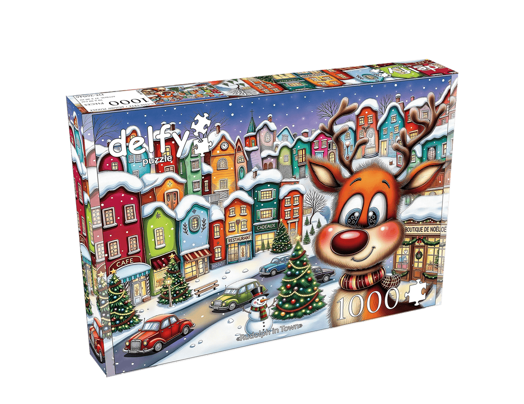 Rudolph in Town (1000pcs) CASSE-TÊTE - 1000 morceaux