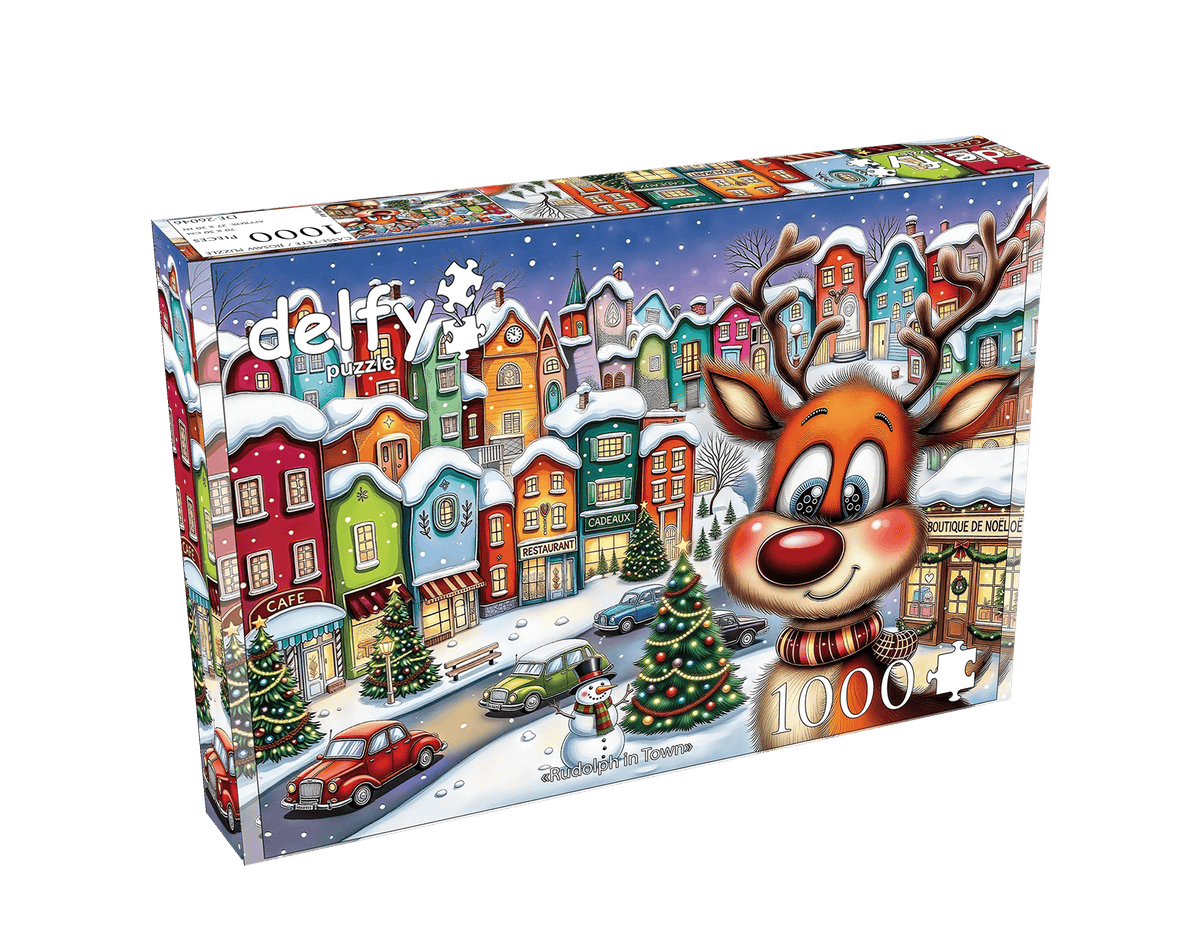 Rudolph in Town (1000pcs) CASSE-TÊTE - 1000 morceaux