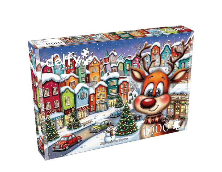 Rudolph in Town (1000pcs) CASSE-TÊTE - 1000 morceaux