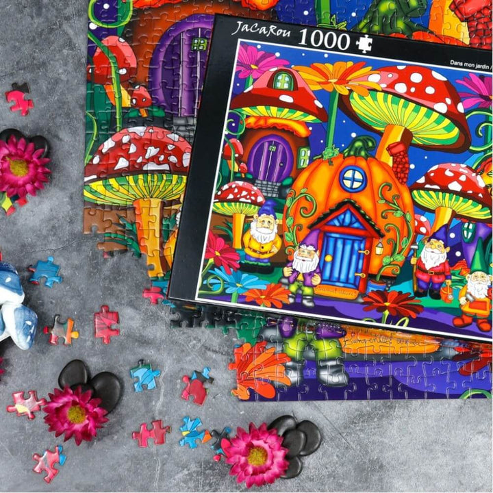 Dans mon jardin casse-tête JaCaRou | Hiding In My Garden Puzzle 