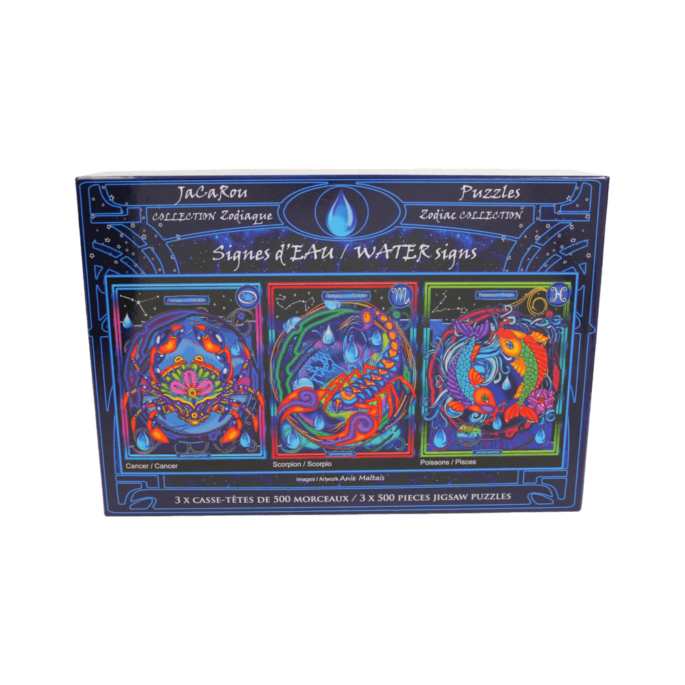 Signes d'eau | Water Signs | Casse-tête JaCaRou puzzle| Achat en ligne