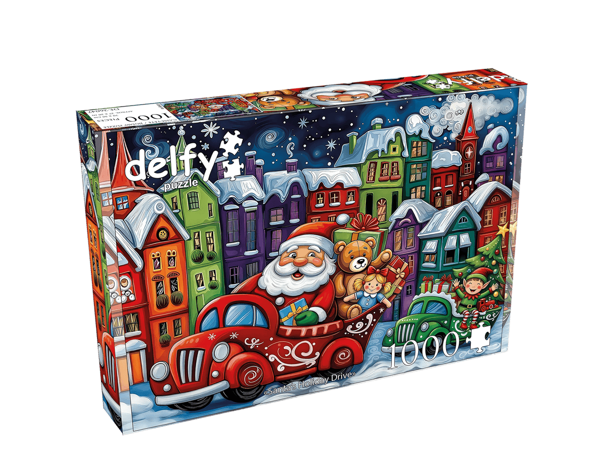 Santa's Holiday Drive (1000pcs) CASSE-TÊTE - 1000 morceaux