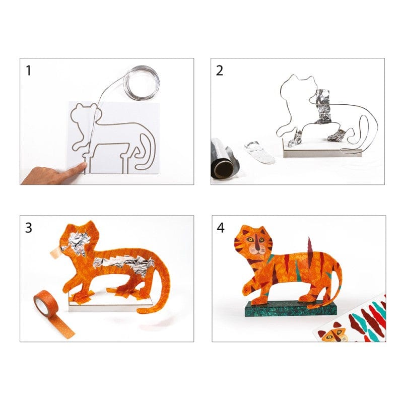 Sculpture / Le tigre (ML) PASSE-TEMPS - Bricolages