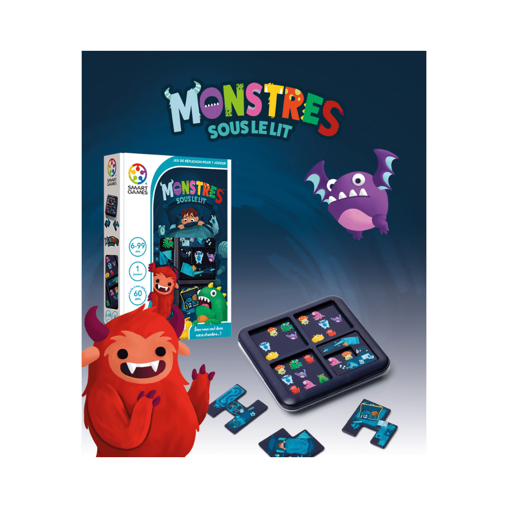 Monstres sous le lit, jeu Smart Games - Achat en ligne à L'As des jeux