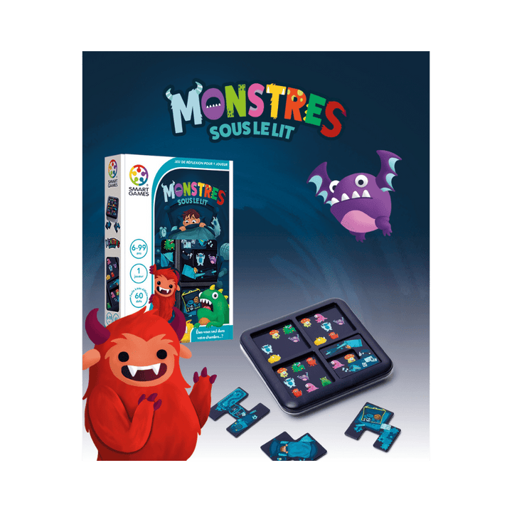 Monstres sous le lit, jeu Smart Games - Achat en ligne à L'As des jeux