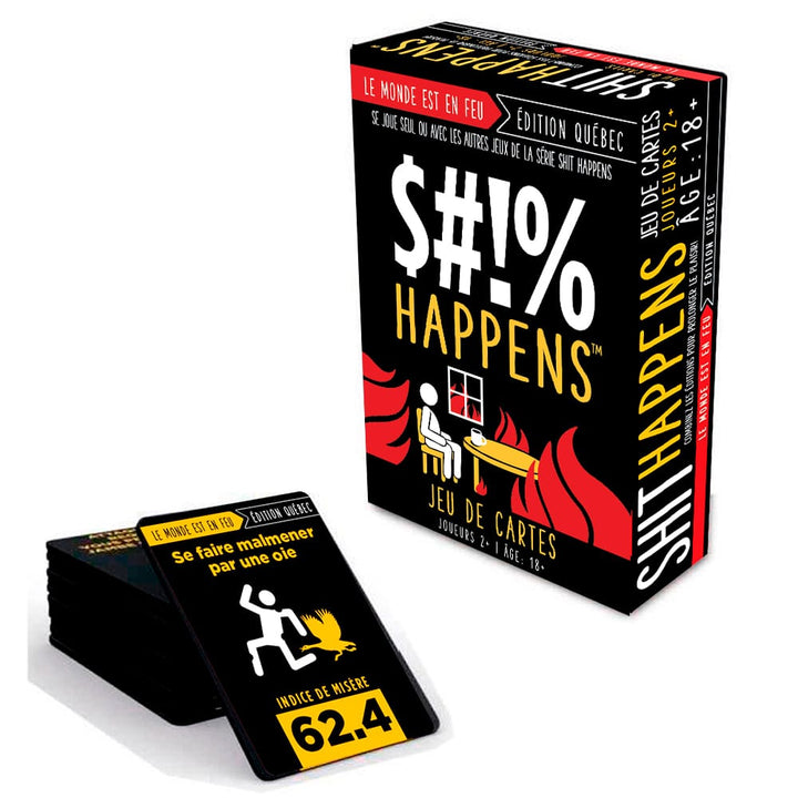 Shit Happens: Monde en feu - Édition Québec (FR) JEUX - Ambiance-Party