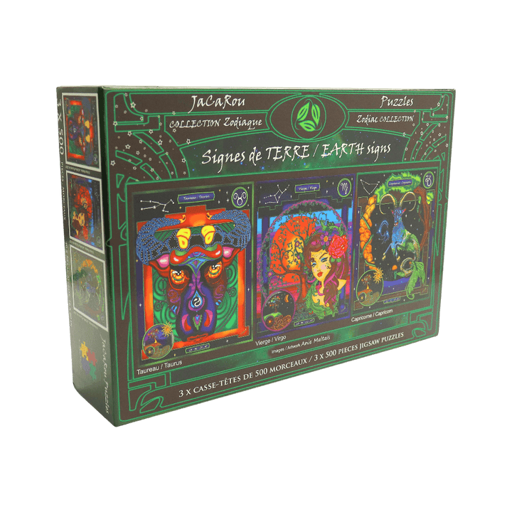 Signes de terre | Earth Signs (Puzzle 3x500 pcs) CASSE-TÊTE - 400 - 550 morceaux