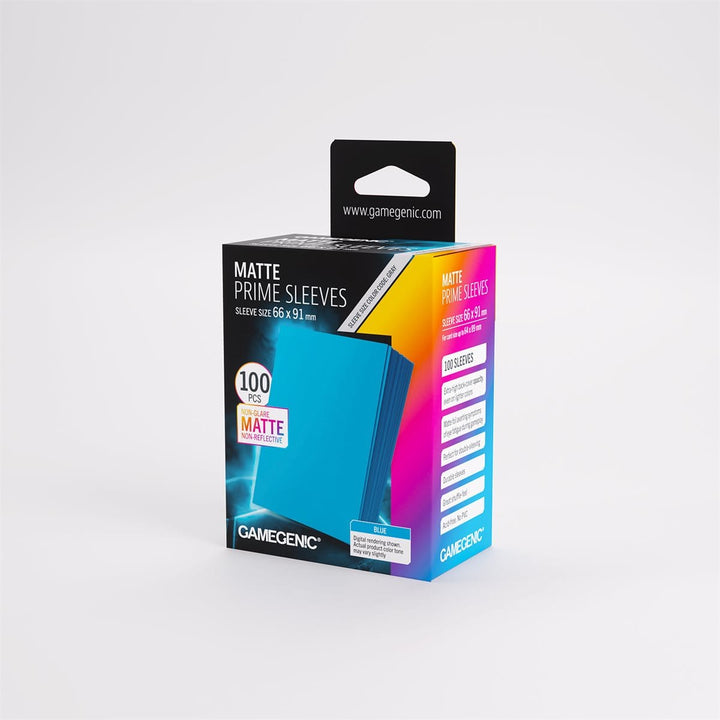 Sleeves: Gamegenic: Matte Prime Sleeves: Blue (100) ACCESSOIRES - Protecteurs (Sleeves)
