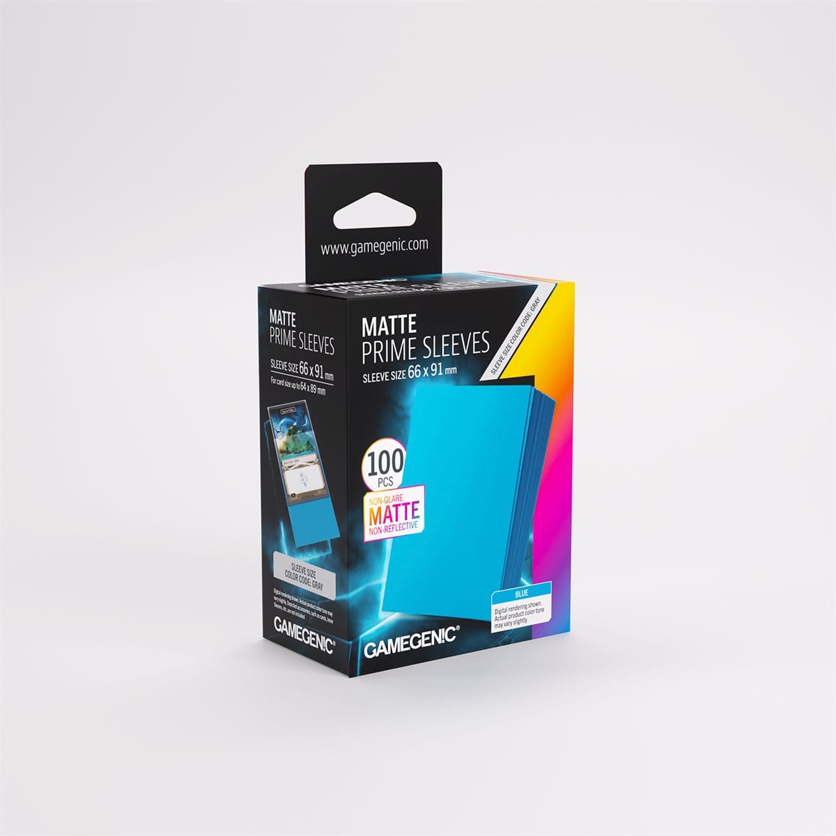 Sleeves: Gamegenic: Matte Prime Sleeves: Blue (100) ACCESSOIRES - Protecteurs (Sleeves)