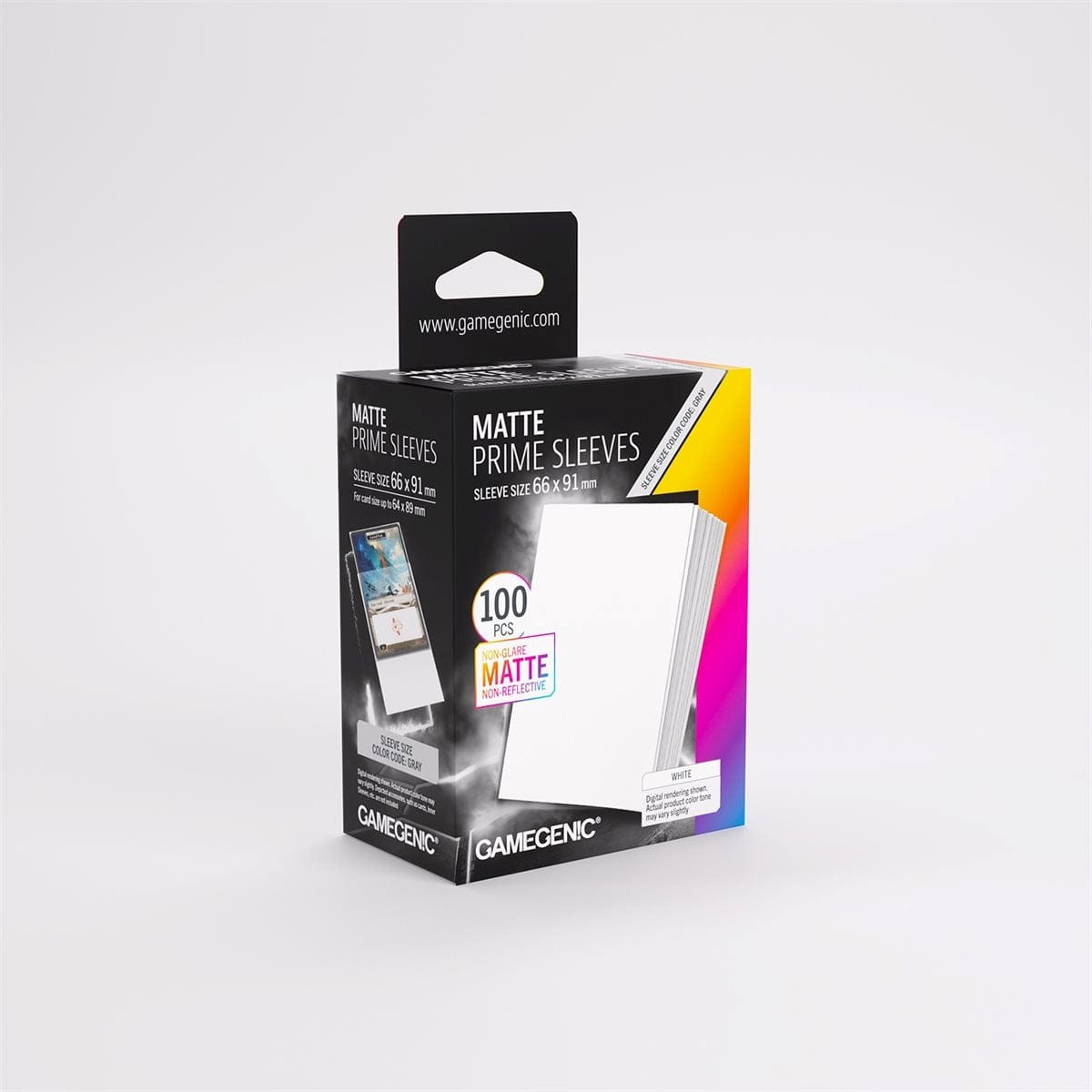 Sleeves: Gamegenic: Matte Prime Sleeves: White (100) ACCESSOIRES - Protecteurs (Sleeves)