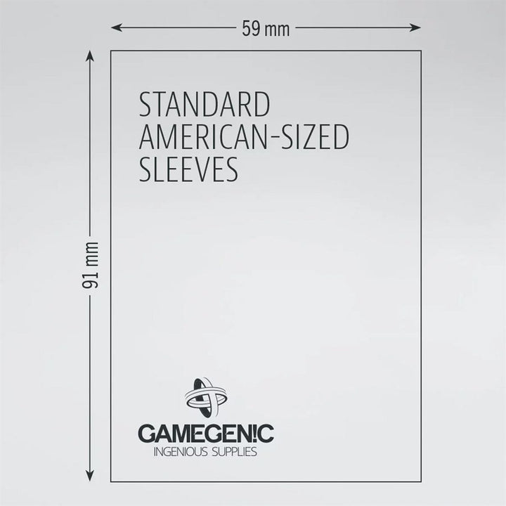 Sleeves: Gamegenic: Matte Standard American-Sized Boardgame (50) ACCESSOIRES - Protecteurs (Sleeves)