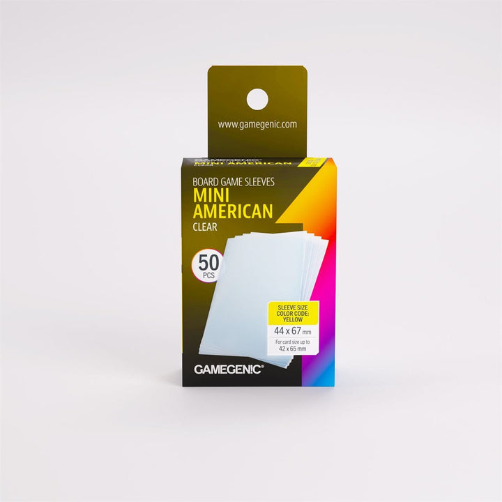 Sleeves: Gamegenic: Prime Mini American-Sized (50) ACCESSOIRES - Protecteurs (Sleeves)