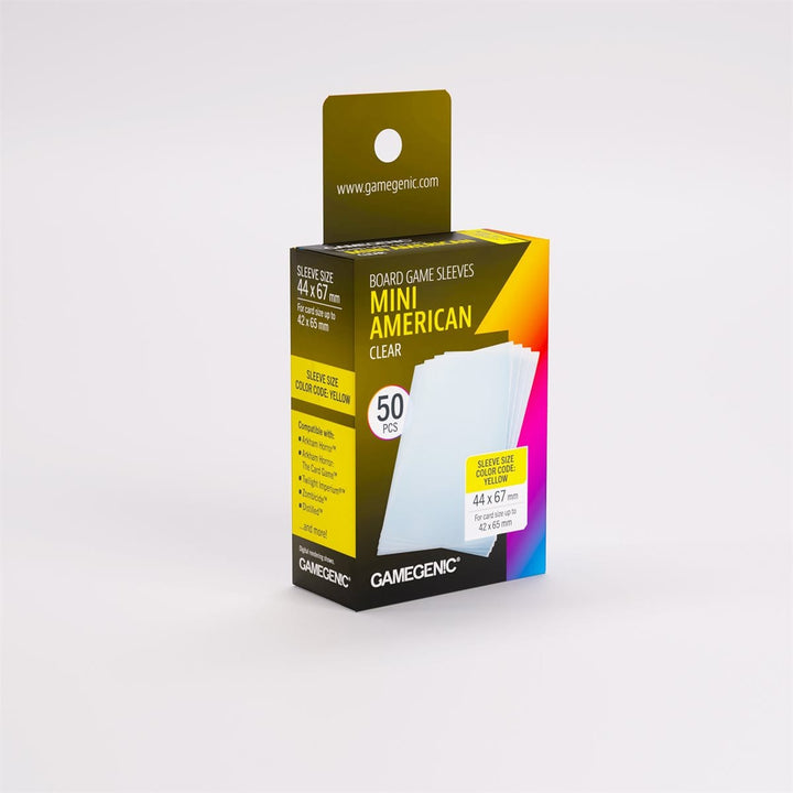 Sleeves: Gamegenic: Prime Mini American-Sized (50) ACCESSOIRES - Protecteurs (Sleeves)