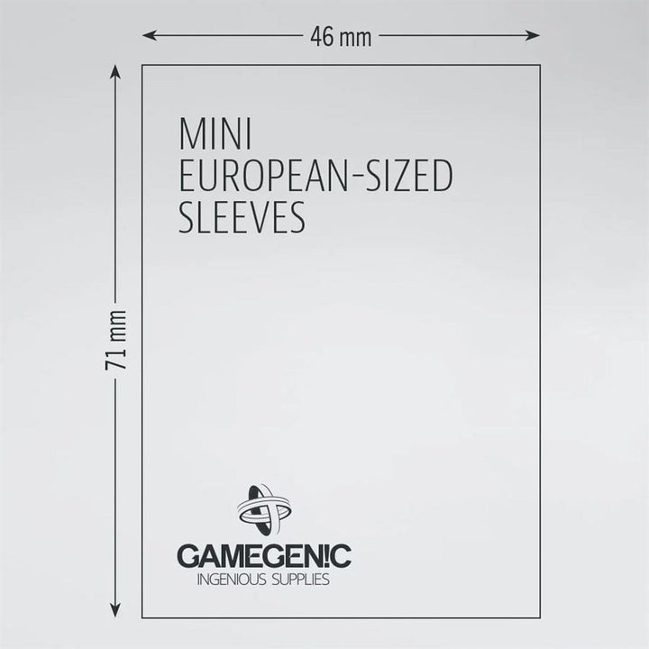 Sleeves: Gamegenic: Prime Mini European-Sized Sleeves (50) ACCESSOIRES - Protecteurs (Sleeves)