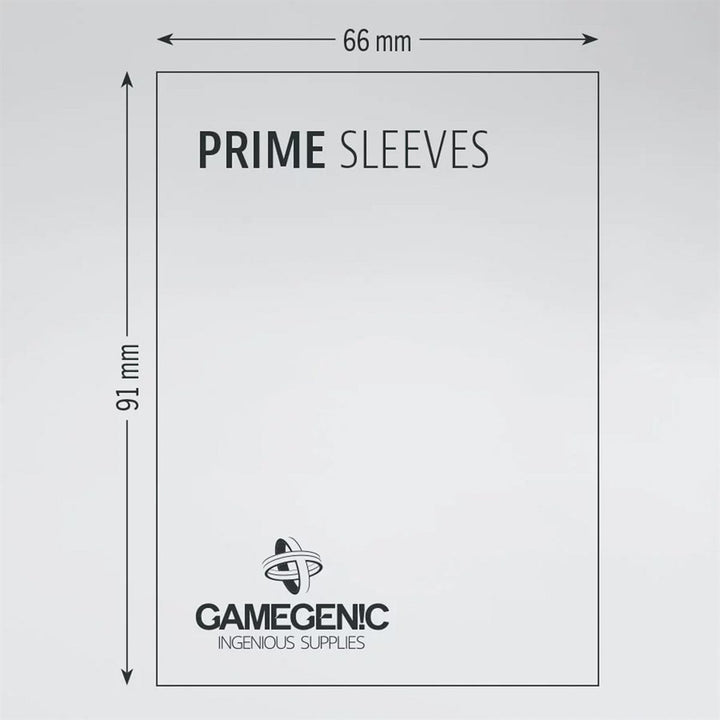 Sleeves: Gamegenic: Prime Sleeves: Lime (100) ACCESSOIRES - Protecteurs (Sleeves)