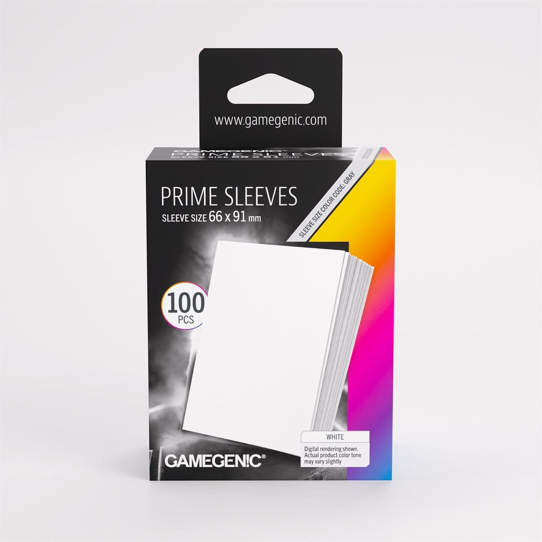 Sleeves: Gamegenic: Prime Sleeves: White (100) ACCESSOIRES - Protecteurs (Sleeves)