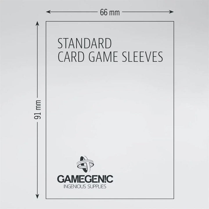 Sleeves: Gamegenic: Prime Standard Card Game (50) ACCESSOIRES - Protecteurs (Sleeves)