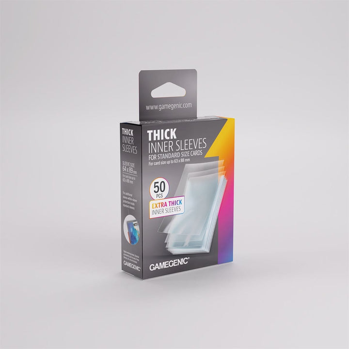 Sleeves: Gamegenic: Thick Inner Sleeves (50) ACCESSOIRES - Protecteurs (Sleeves)