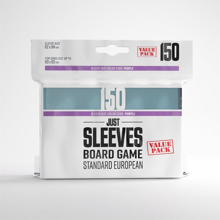 Sleeves: Just Sleeves: Standard European Value Pack (150) ACCESSOIRES - Protecteurs (Sleeves)
