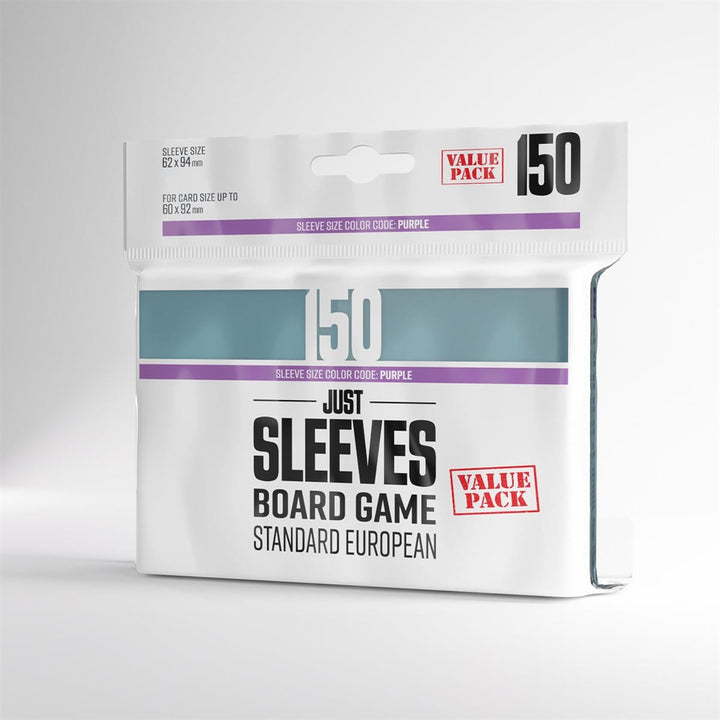 Sleeves: Just Sleeves: Standard European Value Pack (150) ACCESSOIRES - Protecteurs (Sleeves)