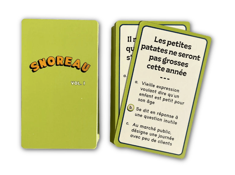 Snoreau - Le jeu des expressions québécoises (FR) JEUX - Ambiance-Party