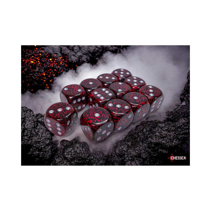 Speckled: 12D6 Silver Volcano Accessoires - Dés - Classiques