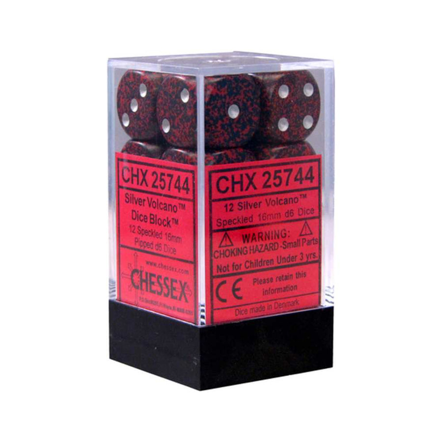 Speckled: 12D6 Silver Volcano Accessoires - Dés - Classiques