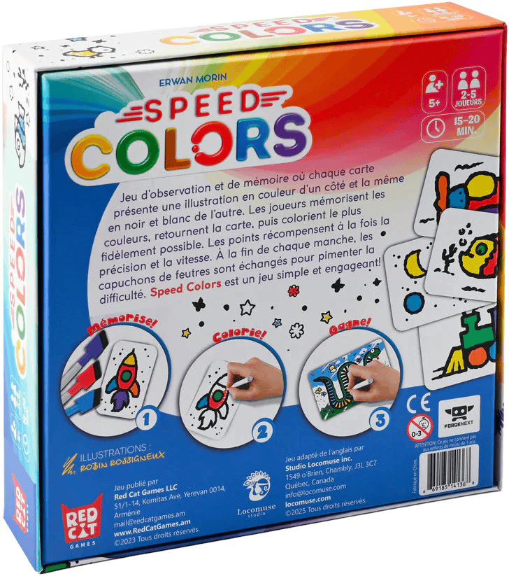 Speed Colours (FR) JEUX - Enfants - Enfants 5 ans +
