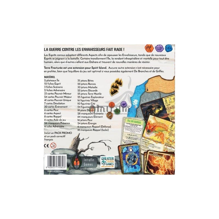 Spirit Island: ext. Terre Fracturée (FR) JEUX - Coopératifs
