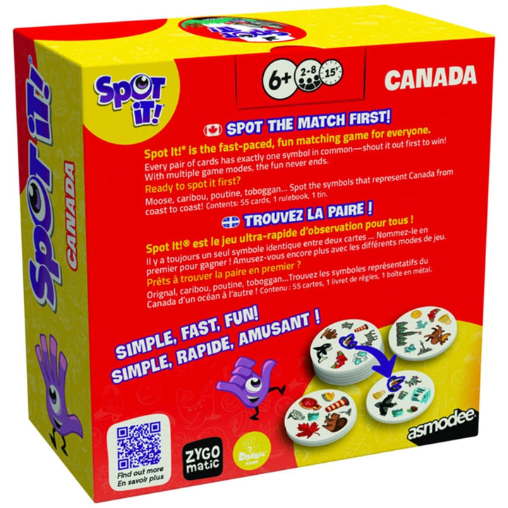 Spot It! - Canada - Box Eco (ML) JEUX - Famille