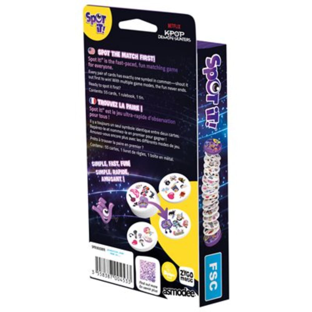 Spot It! - K-Pop Demon Hunters (ML) JEUX - Famille